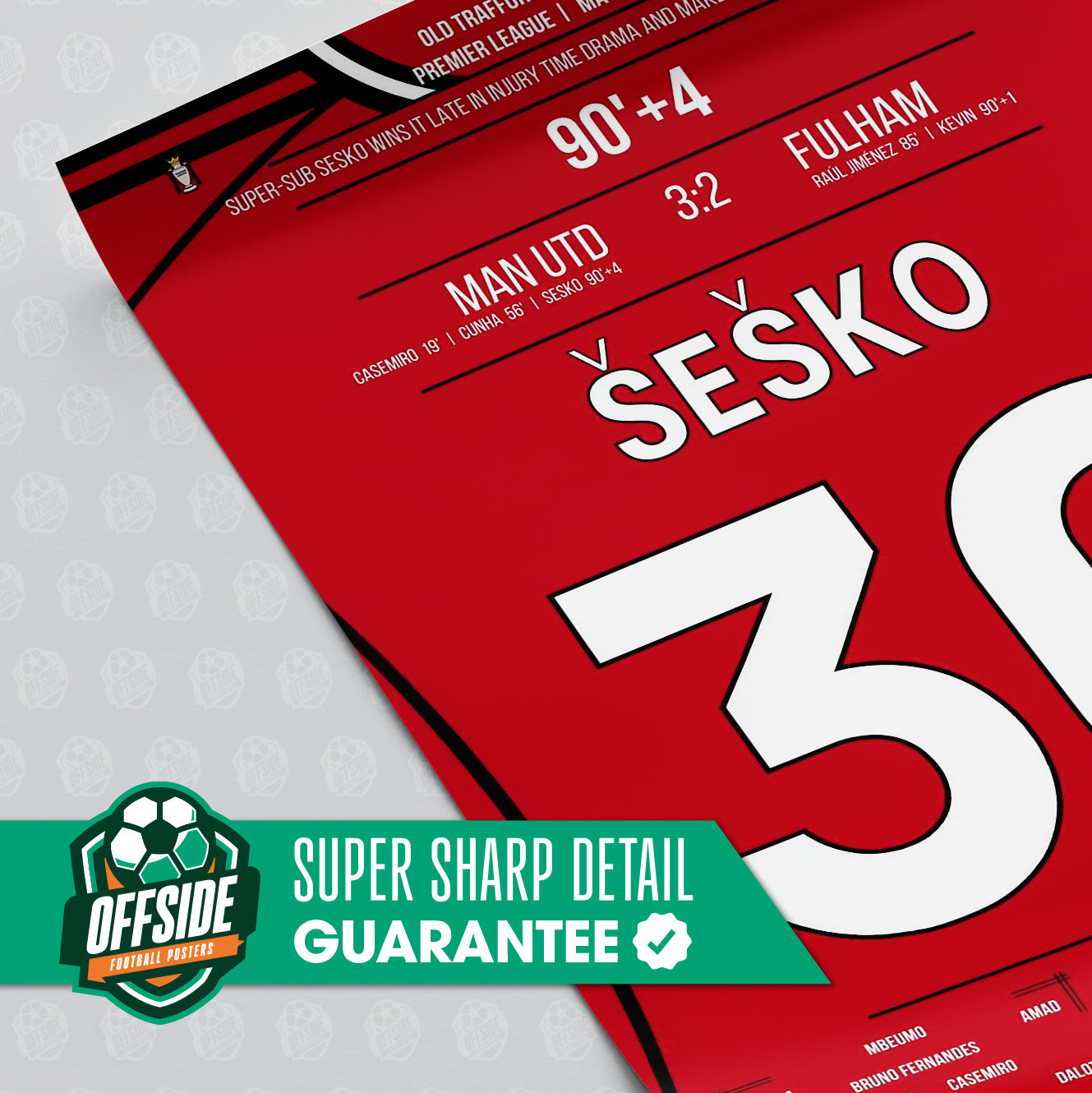 Benjamin Sesko 'EPL Jersey' Poster