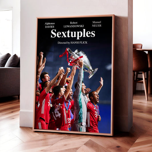 Bayern Munich 'Sextuples' Poster