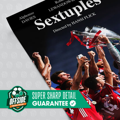 Bayern Munich 'Sextuples' Poster