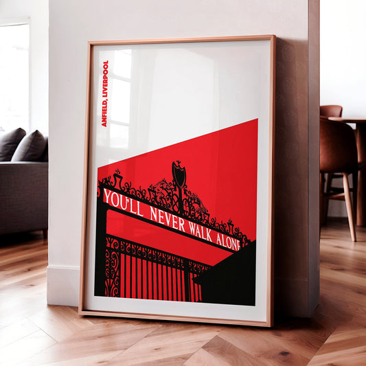Liverpool 'Shankly Gates' Poster