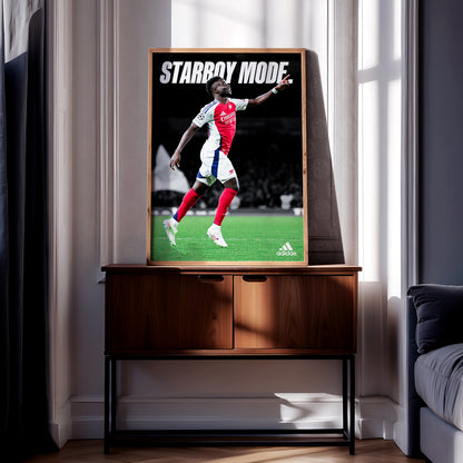 Bukayo Saka 'Starboy Mode' Poster