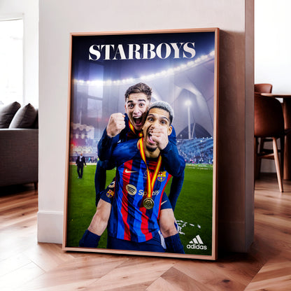 Gavi x Araujo 'Starboys' Poster