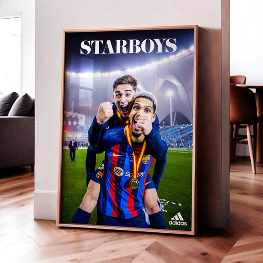Gavi x Araujo 'Starboys' Poster