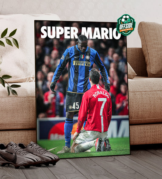 Mario Balotelli 'Super Mario' Poster