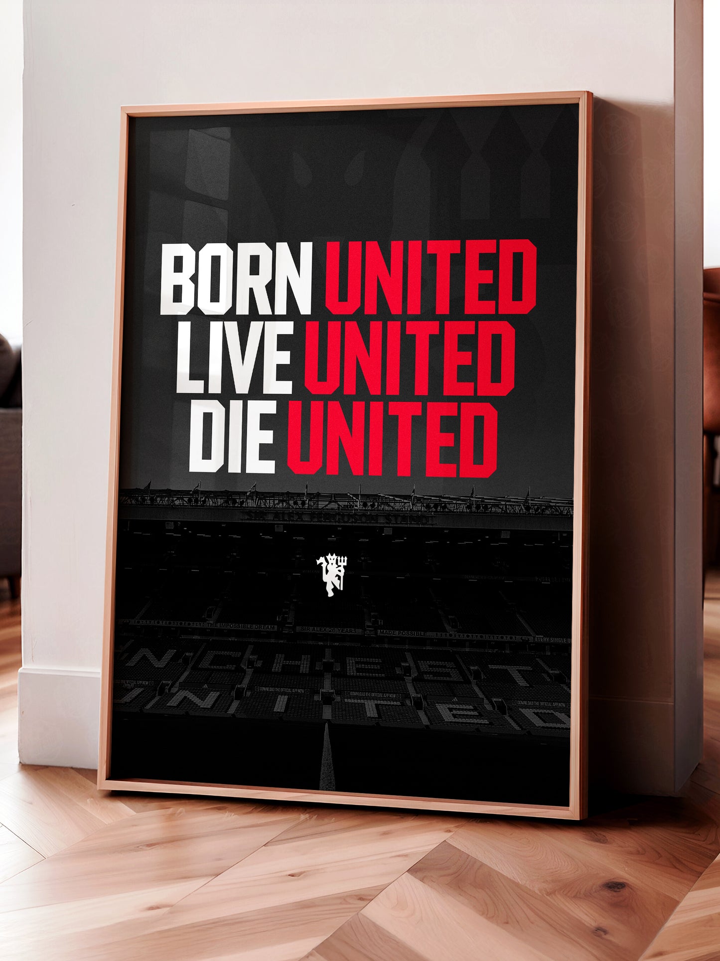 Manchester United 'Born, Live, Die Untied' Poster