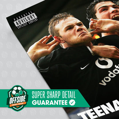 Manchester United 'Teenage Kicks' Poster