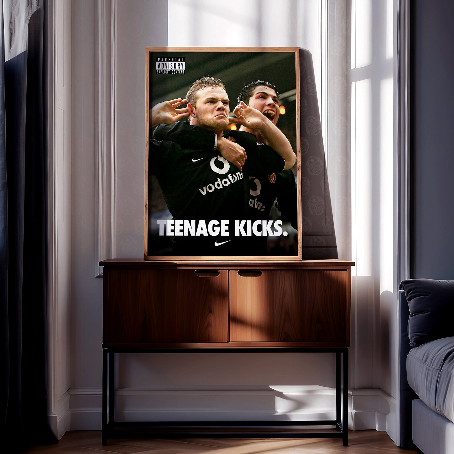 Manchester United 'Teenage Kicks' Poster