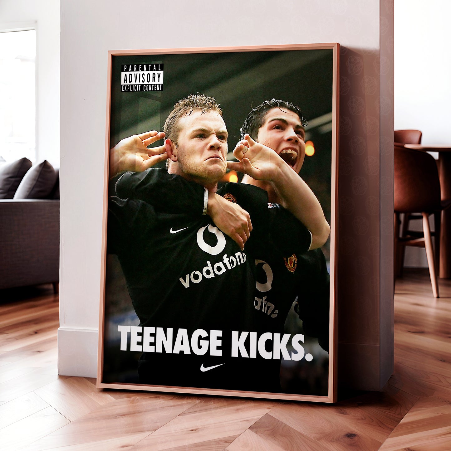 Manchester United 'Teenage Kicks' Poster