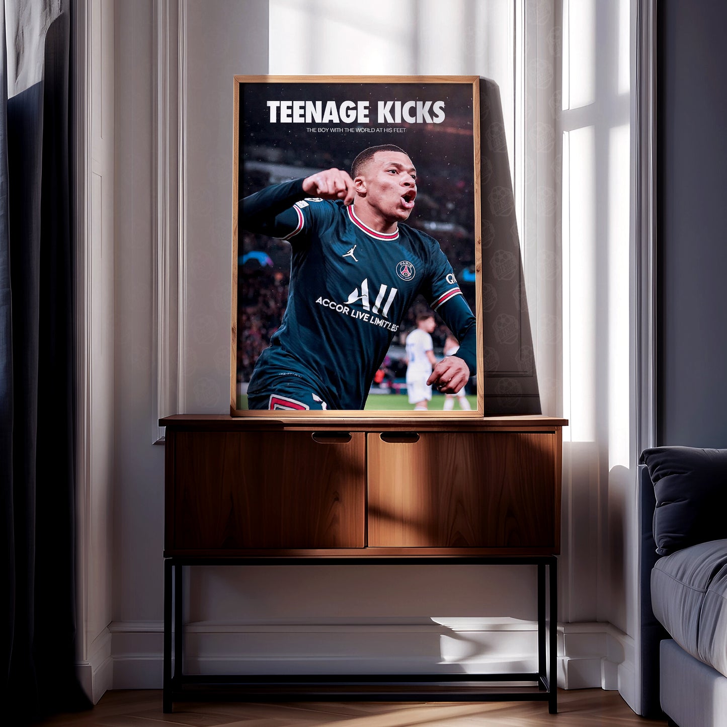 Kylian Mbappe 'Teenage Kicks' Poster