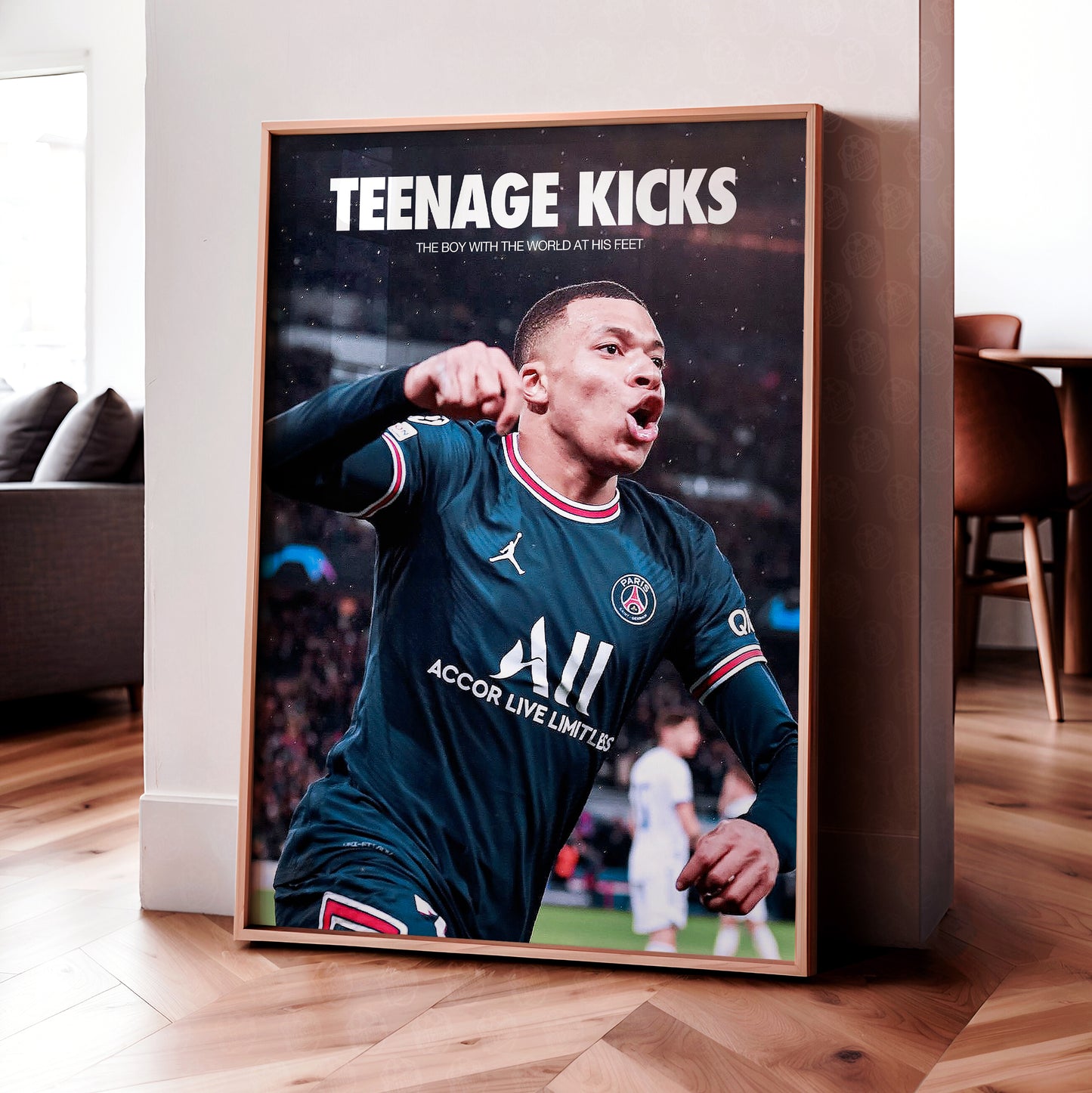 Kylian Mbappe 'Teenage Kicks' Poster