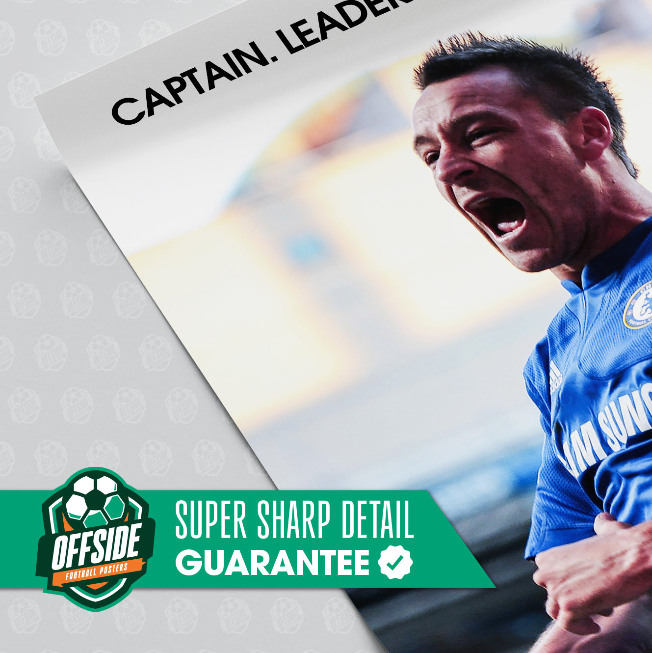 John Terry 'Captain. Leader. Legend.' Poster