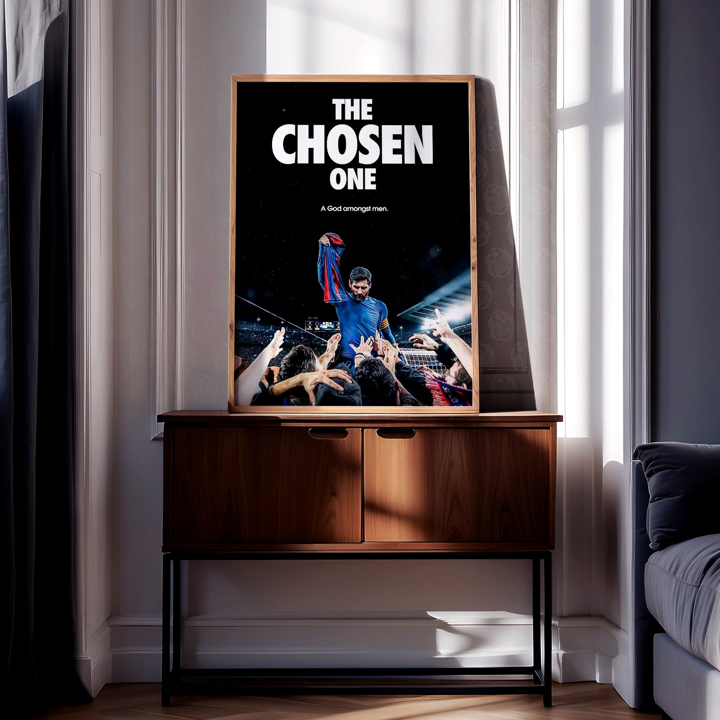 Lionel Messi 'God Amongst Men' Poster