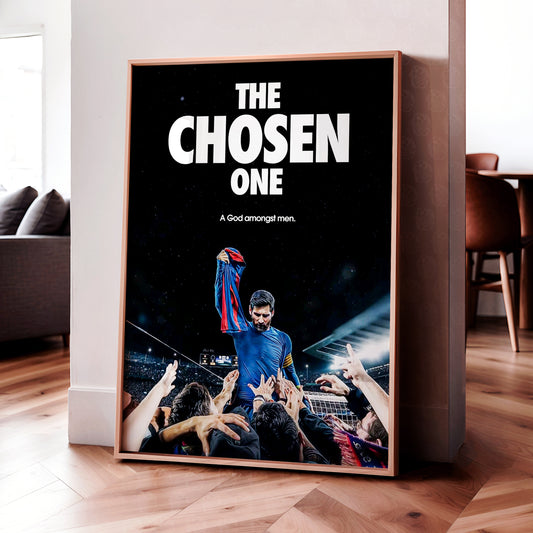 Lionel Messi 'God Amongst Men' Poster