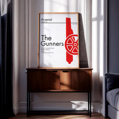 Arsenal 'The Gunners' Poster