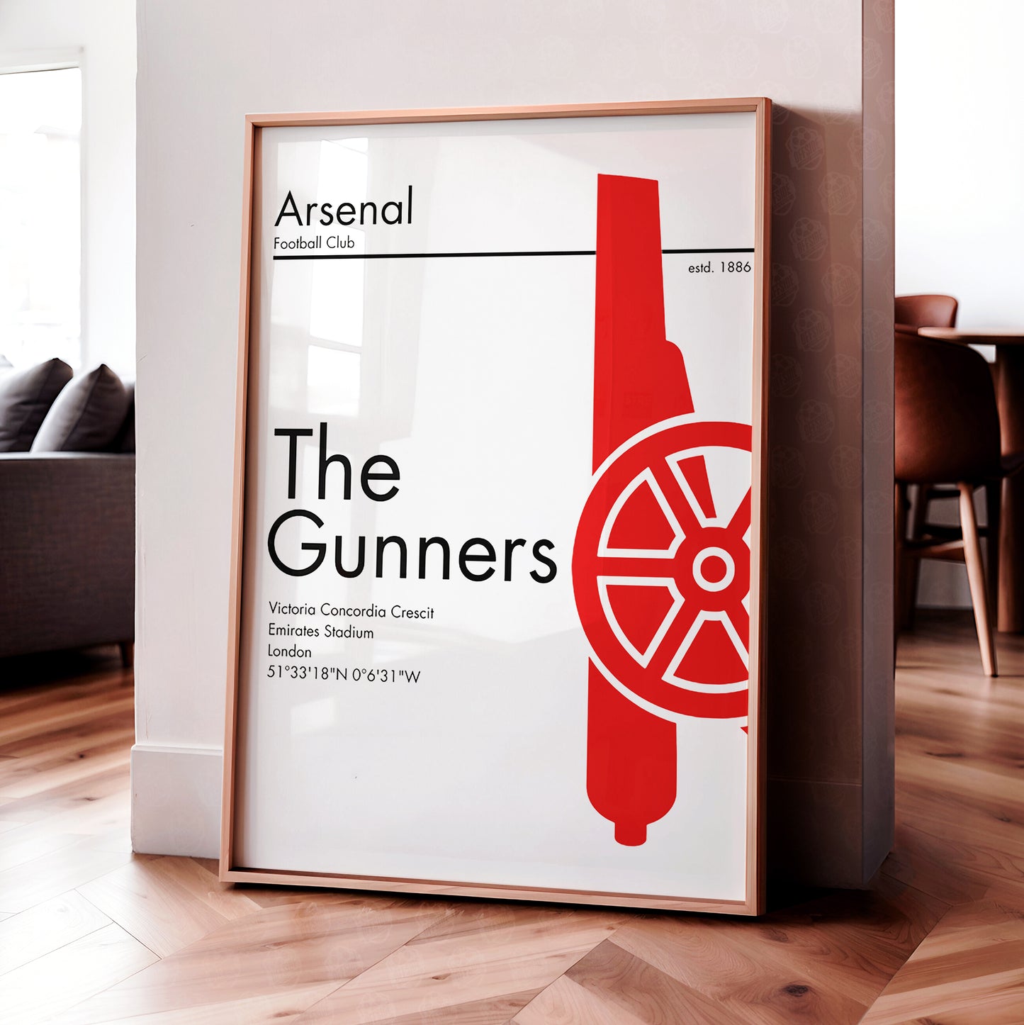 Arsenal 'The Gunners' Poster