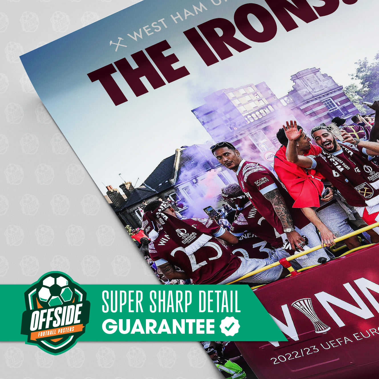 West Ham United 'The Irons' Poster