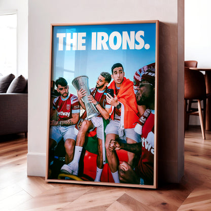 West Ham United 'The Irons' Poster