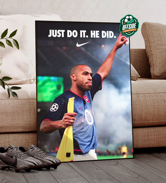 Thierry Henry 'Do It' Champions League Poster