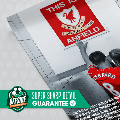 Steven Gerrard 'This Is Anfield' Poster