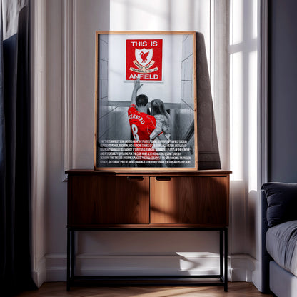 Steven Gerrard 'This Is Anfield' Poster