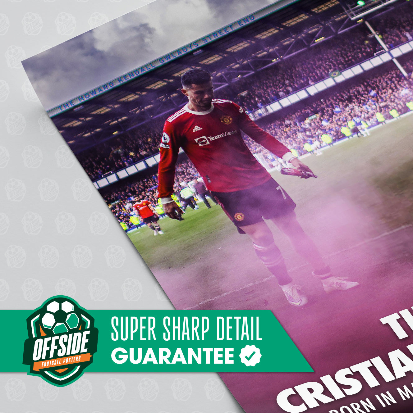 Cristiano Ronaldo 'Made In Manchester' Poster