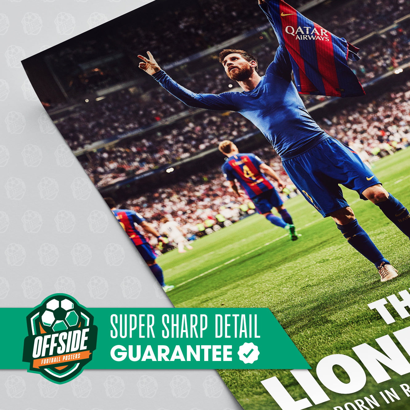 Lionel Messi 'Made In Barcelona' Poster