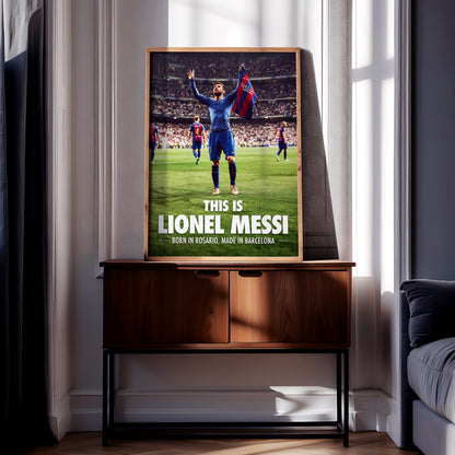 Lionel Messi 'Made In Barcelona' Poster