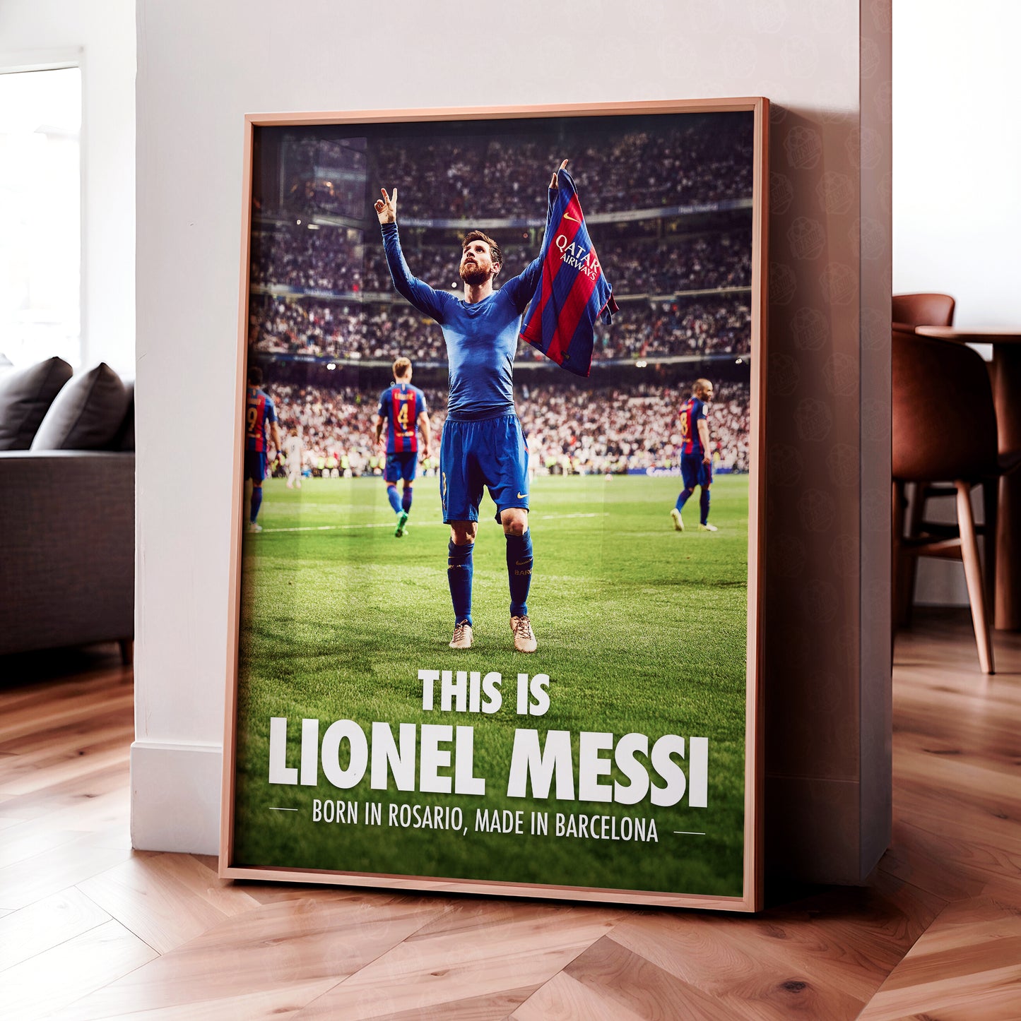 Lionel Messi 'Made In Barcelona' Poster