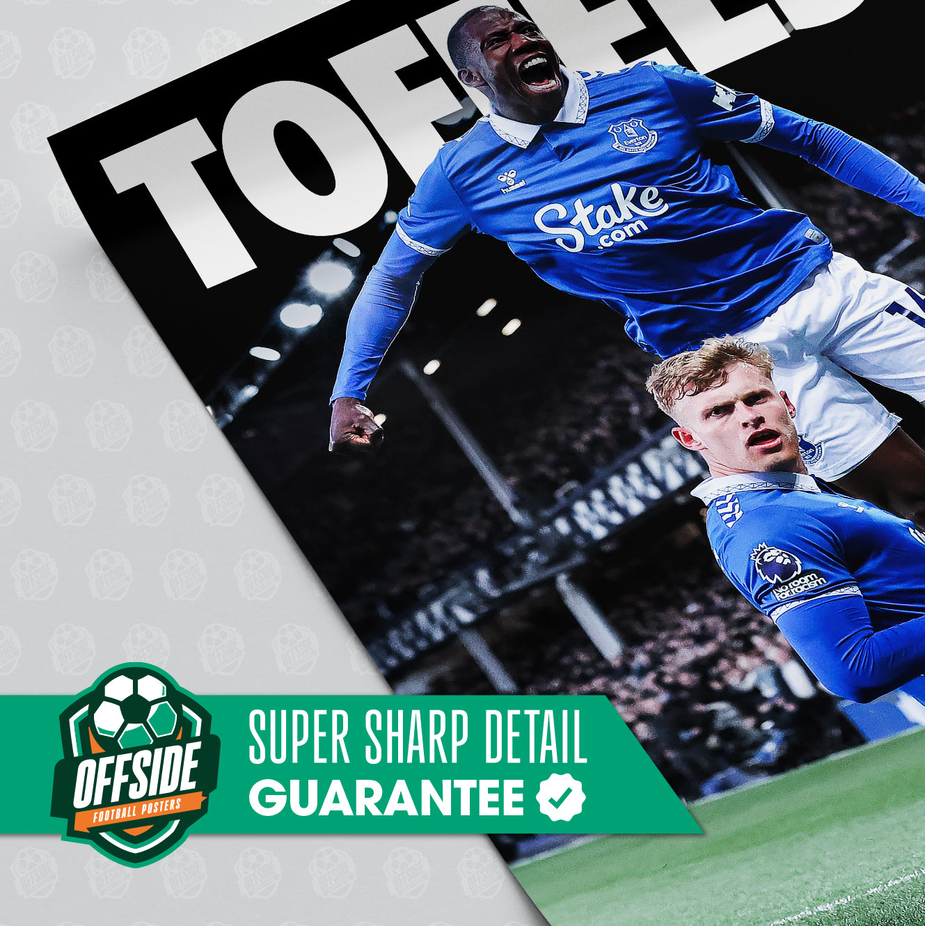 Everton 'Toffees' Poster