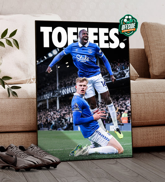 Everton 'Toffees' Poster