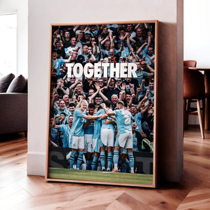 Manchester City 'Together' Poster