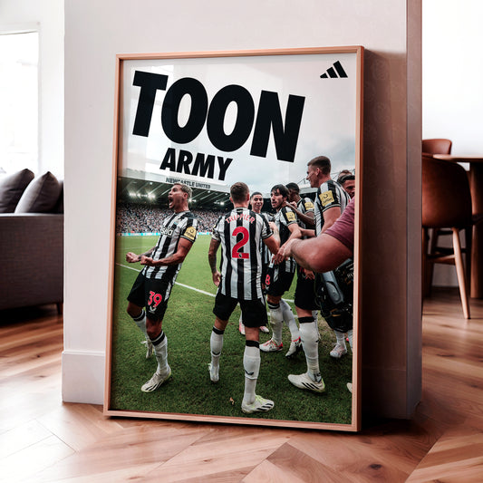 Newcastle United 'Toon Army' Poster