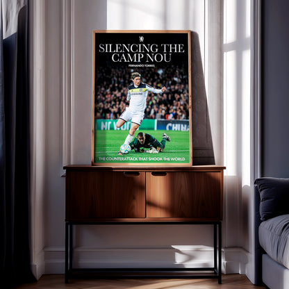 Fernando Torres 'Silencing The Camp Nou' Poster