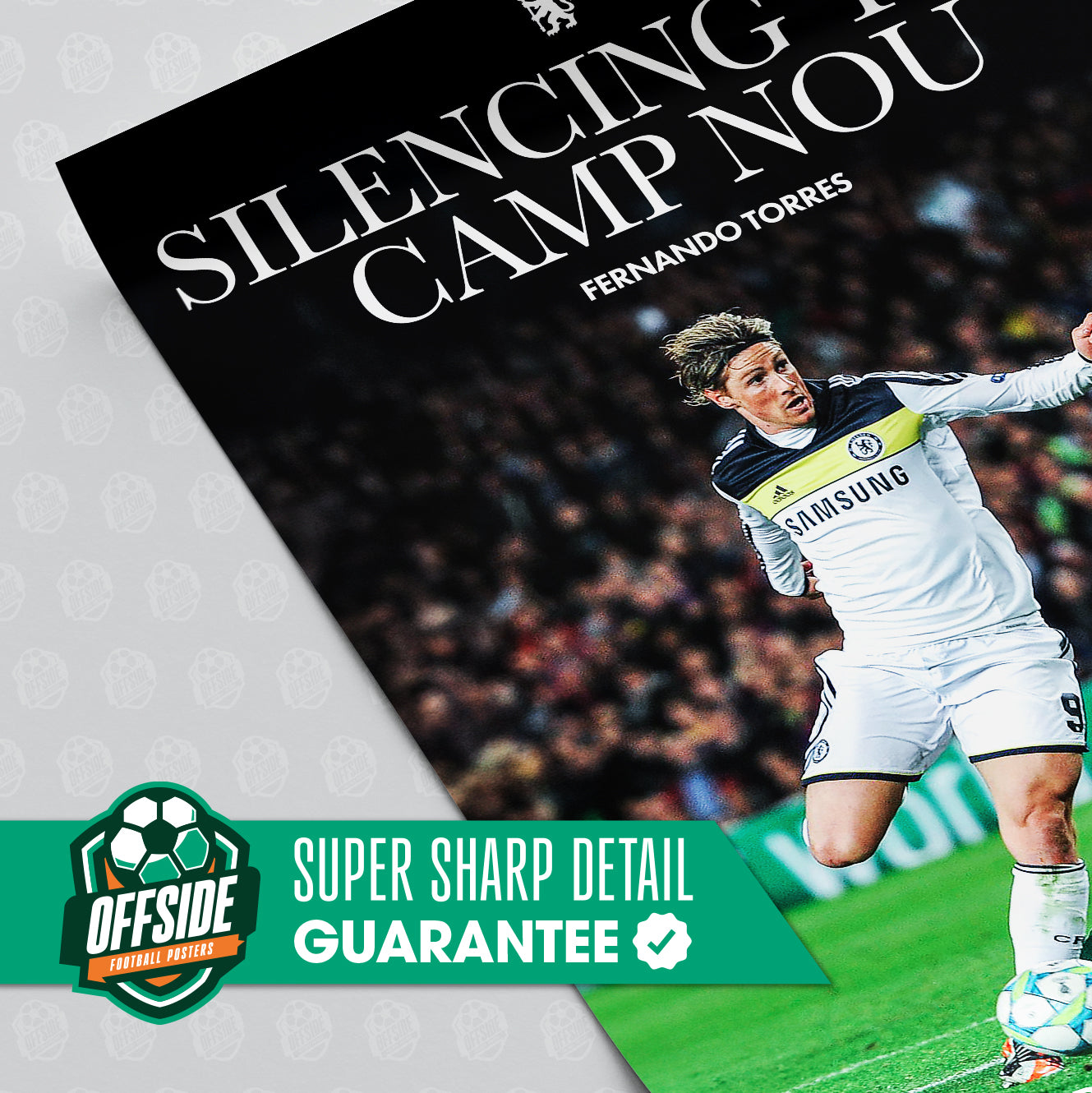 Fernando Torres 'Silencing The Camp Nou' Poster