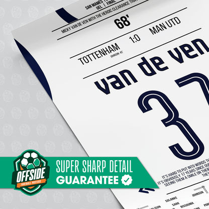 Micky van de Ven 'UEL Final Jersey' Poster