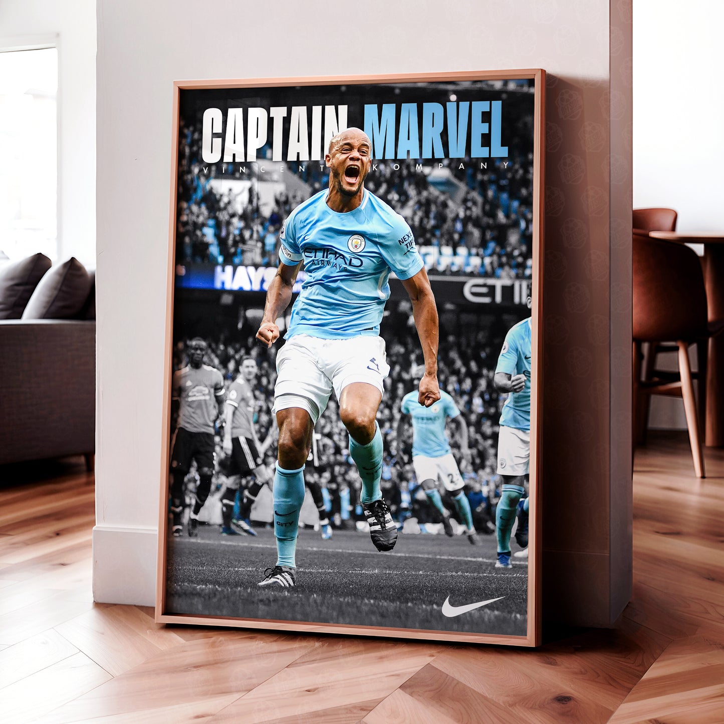 Vincent Kompany 'Captain Marvel' Poster