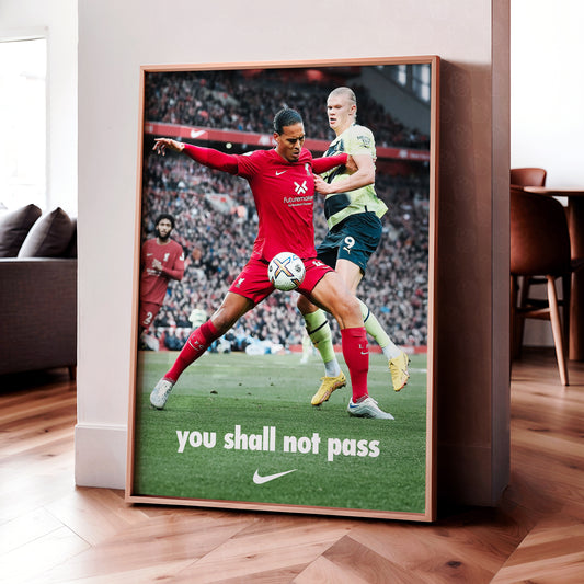 Virgil van Dijk 'You Shall Not Pass' Poster