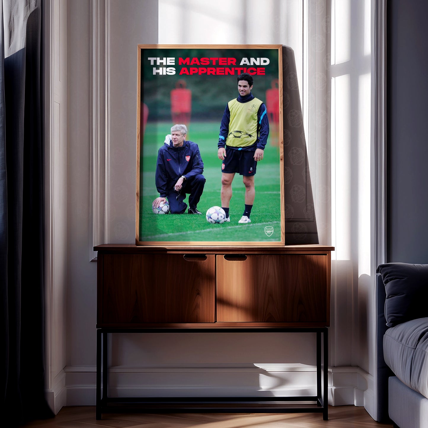 Arsene Wenger x Mikel Arteta 'Master x Apprentice' Poster