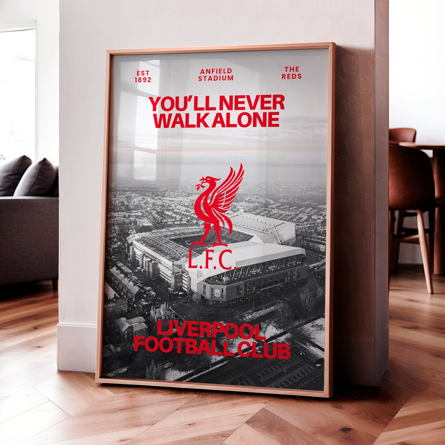 Liverpool 'YNWA' Poster