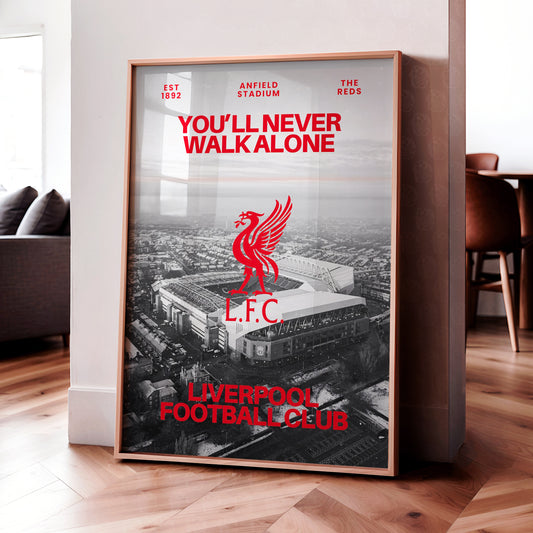 Liverpool 'YNWA' Poster