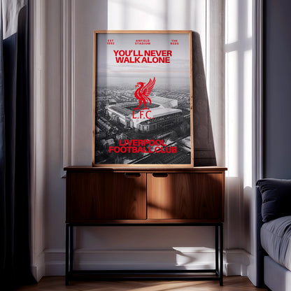 Liverpool 'YNWA' Poster