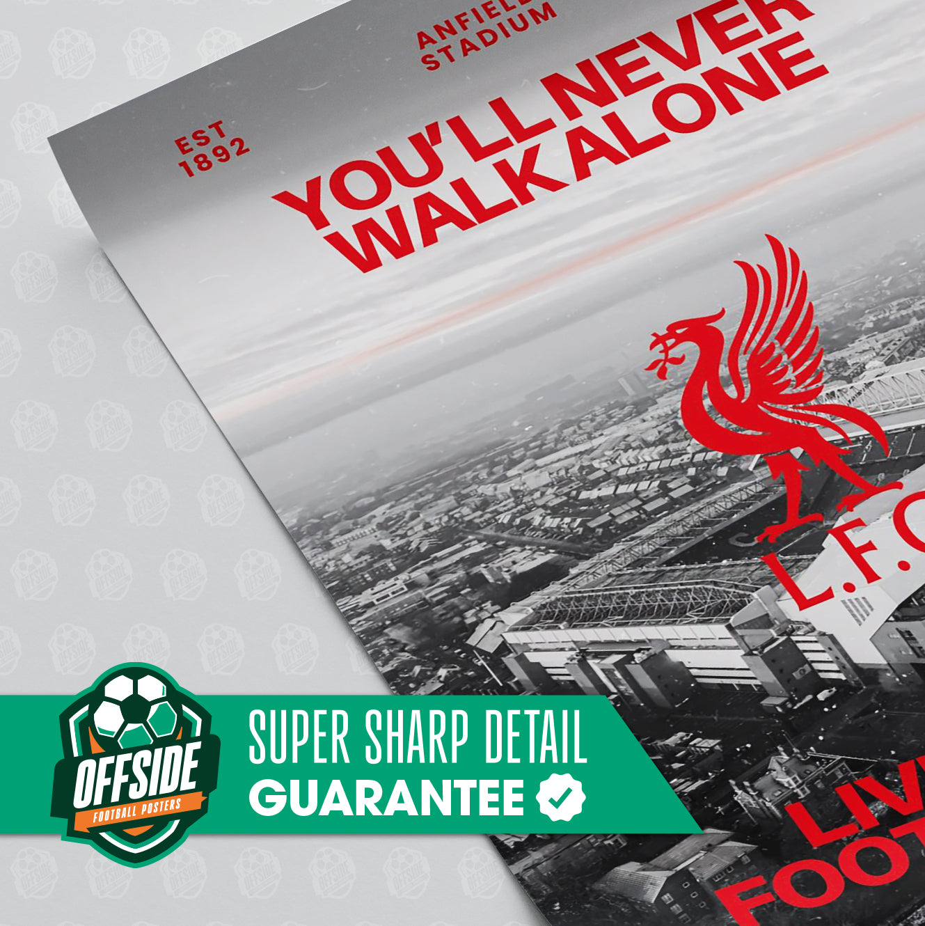 Liverpool 'YNWA' Poster