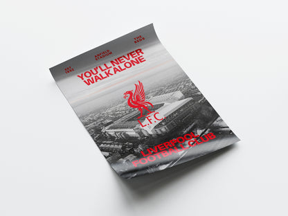 Liverpool 'YNWA' Poster