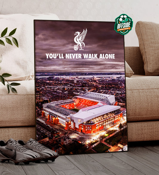 Liverpool 'YNWA Anfield' Poster