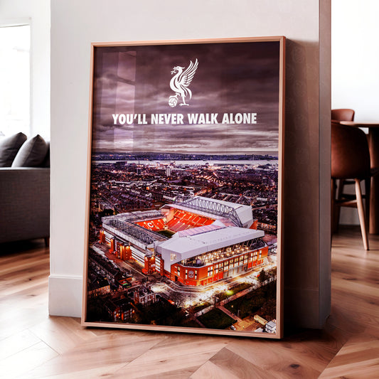 Liverpool 'YNWA Anfield' Poster
