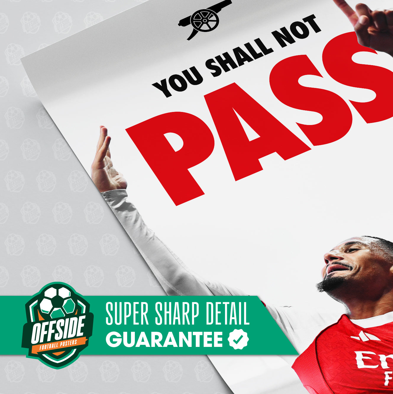 Saliba & Gabriel 'You Shall Not Pass' Poster