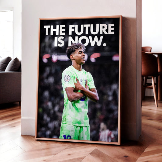 Lamine Yamal 'Future Is Now' Poster