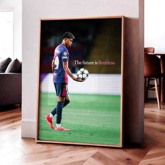 Lamine Yamal 'Limitless' Poster