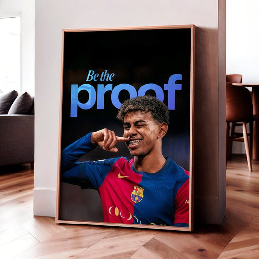 Lamine Yamal 'Be The Proof' Poster