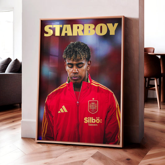 Lamine Yamal 'Starboy' Poster